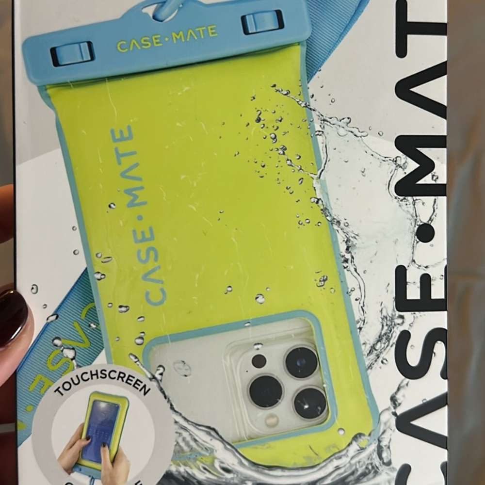 Case-Mate Waterproof Phone Pouch - Blue and Green